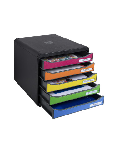 FICHERO SOBREMESA EXACOMPTA BIG-BOX PLUS CLASSIC 5 CAJONES MULTI.