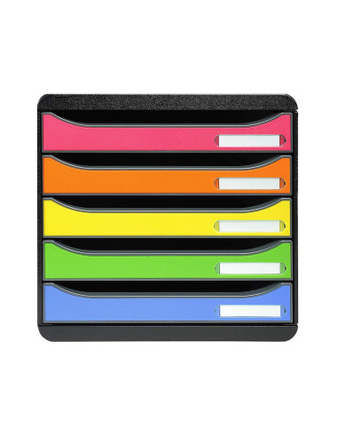 FICHERO SOBREMESA EXACOMPTA BIG-BOX PLUS CLASSIC 5 CAJONES MULTI.