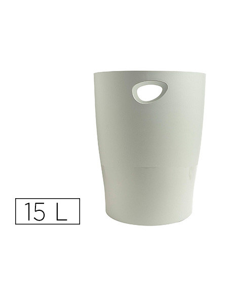 PAPELERA PLASTICO 15 LITROS EXACOMPTA GR. ECO