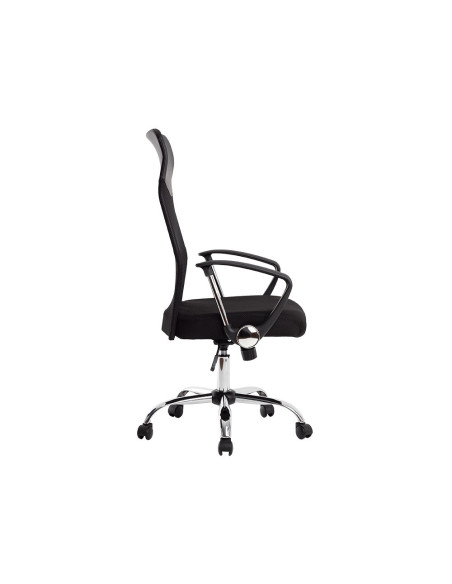 SILLA DIRECCION Q-CON.RESP.ALTO REG.ALTURA 1110+100MM PIEL Y MALLA NG