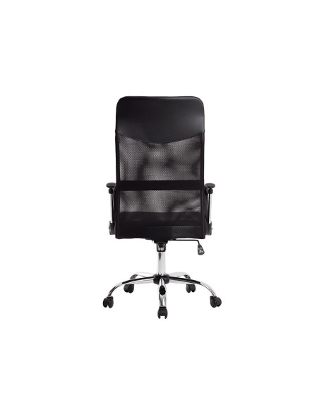 SILLA DIRECCION Q-CON.RESP.ALTO REG.ALTURA 1110+100MM PIEL Y MALLA NG
