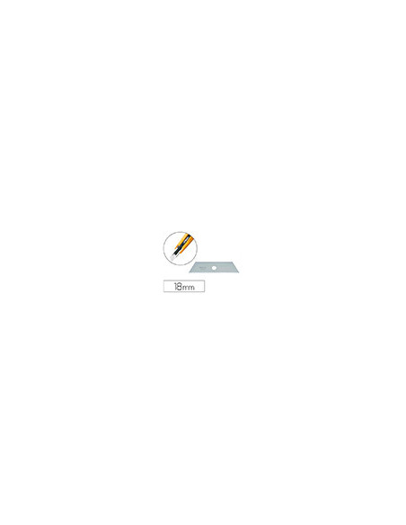 REPUESTO CUCHILLA CUTER OLFA ANCHO 18MM CUTER SK-4 BLISTER 5 UD.