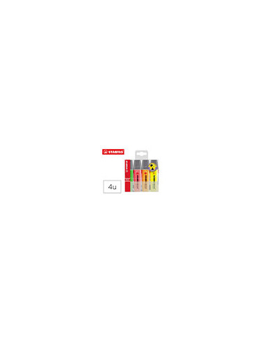 ROTULADOR STABILO BOSS FLUORESCENTE 70  4 UD.SURT.