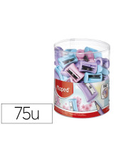 SACAPUNTAS PLAST.MAPED VIVO 1 USO PASTEL