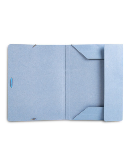 CARPETA GOMAS LIDERPAPEL FL CARTON 3 SOLAPAS AZ.