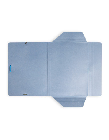 CARPETA GOMAS LIDERPAPEL FL CARTON 3 SOLAPAS AZ.