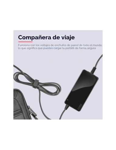 ADAPTADOR CORRIENTE TRUST PORTATIL CHARGER 19V-70W 6 CONECTORES