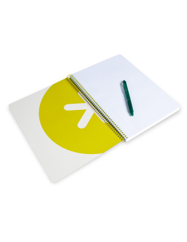 CUADERNO ESP.LIDERPAPEL A4 ANTARTIK T.DURA 80H 100GR 4MM MARGEN AZ.