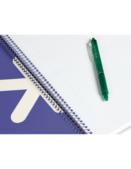 CUADERNO ESP.A4 ANTARTIK T.DURA 80H 100GR 4MM MARGEN LAVANDA