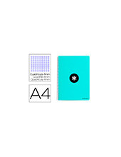 CUADERNO ESP.LIDERPAPEL A4 ANTARTIK T.DURA 80H 100GR 4MM MARGEN MENTA 2