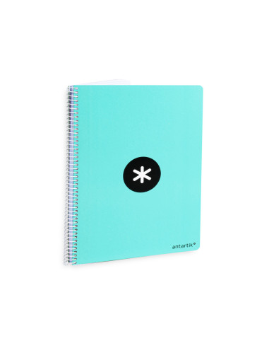 CUADERNO ESP.LIDERPAPEL A4 ANTARTIK T.DURA 80H 100GR 4MM MARGEN MENTA