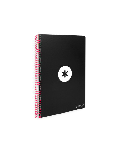 CUADERNO ESP.LIDERPAPEL A4 ANTARTIK T.DURA 80H 100GR 4MM MARGEN NG.