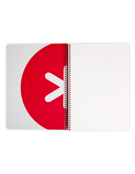CUADERNO ESP.LIDERPAPEL A4 ANTARTIK T.DURA 80H 100GR 4MM MARGEN NG.