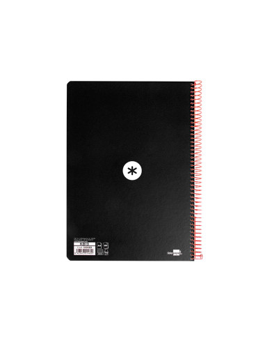 CUADERNO ESP.LIDERPAPEL A4 ANTARTIK T.DURA 80H 100GR 4MM MARGEN NG.