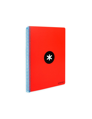 CUADERNO ESP.LIDERPAPEL A4 ANTARTIK T.DURA 80H 100GR 4MM MARGEN RJ.