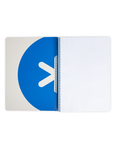 CUADERNO ESP.A4 ANTARTIK T.DURA 80H 100GR 4MM MARGEN ROSA FLUOR