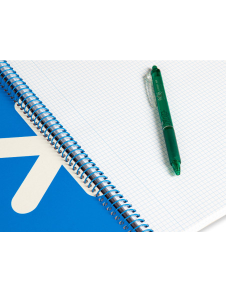 CUADERNO ESP.A4 ANTARTIK T.DURA 80H 100GR 4MM MARGEN ROSA FLUOR