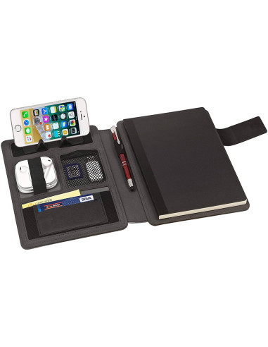 PORTANOTAS CARCHIVO VENTURE A5 SOPORTE SMARTPHONE CUADERNO GRIS