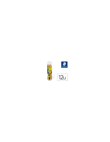 LAPICES GRAFITO STAEDTLER NORIS N.2 HB 12 UDS+AFILALAPIZ+GOMA