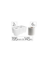 PAPEL SECAMANOS DAHI 2 CAPAS CELULOSA  195MM X 145MT.PAQUETE 6 ROLLOS 2