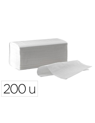 TOALLA PAPEL SECAMANOS DAHI Z CELULOSA 2 CAPAS CAJA 20 PQ.DE 200 UD.