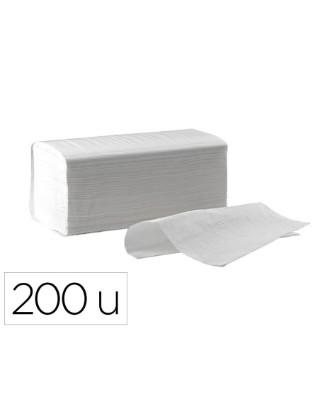 TOALLA PAPEL SECAMANOS DAHI Z CELULOSA 2 CAPAS CAJA 20 PQ.DE 200 UD.