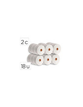 PAPEL HIGIENICO DAHI JUMBO 2 CAPAS BL.140MT.MANDRIL 45MM PK 18 ROLLOS 2