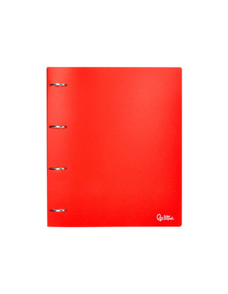CARPETA LIDERPAPEL 4AN.MIXTAS 40MM PP.A4 RJ. TRANSLUCIDO