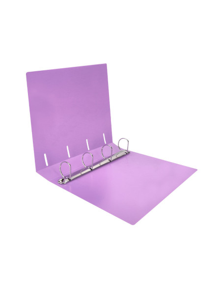CARPETA LIDERPAPEL 4AN.MIXTAS 40MM PP.A4 LAVANDA OPACO
