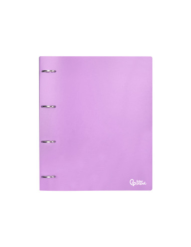 CARPETA LIDERPAPEL 4AN.MIXTAS 40MM PP.A4 LAVANDA OPACO