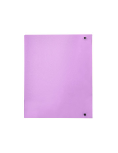 CARPETA LIDERPAPEL 4AN.MIXTAS 40MM PP.A4 LAVANDA OPACO