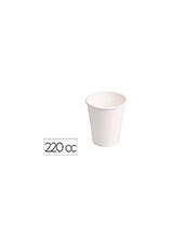 VASO CARTON BIODEGRADABLE BL.220 CC PQ.DE 50 UD. 2