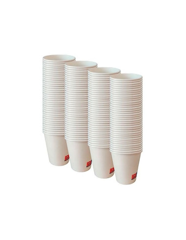 VASO CARTON BIODEGRADABLE BL.220 CC PQ.DE 50 UD.