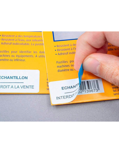 ETIQUETA ADH. AVERY PERMANENTE LASER BL.63,5X38,1MM CAJA 525 UD.
