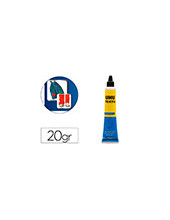 PEGAMENTO UHU ESPECIAL TEXTIL TUBO 20GR.EN BLISTER 2