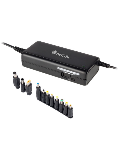 ADAPTADOR CORRIENTE NGS MANUAL LAPTOP 90W 11 ADAPTADORES
