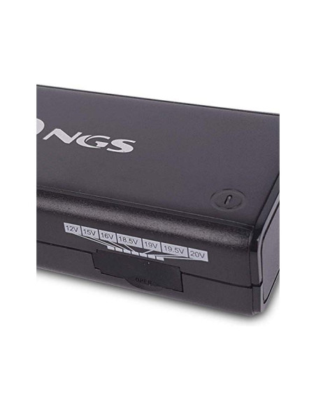 ADAPTADOR CORRIENTE NGS MANUAL LAPTOP 90W 11 ADAPTADORES