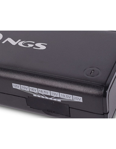 ADAPTADOR CORRIENTE NGS MANUAL LAPTOP 90W 11 ADAPTADORES