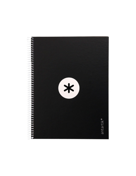 CUADERNO ESP.A4 MICRO ANTARTIK T.FORRADA 80H 90GR.5MM 1B.4 TAL.NG.