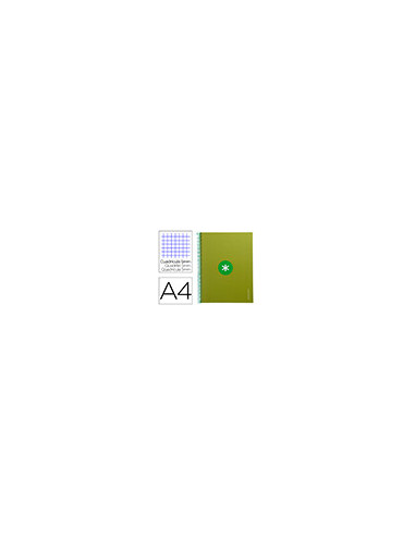 CUADERNO ESP.A4 MICRO ANTARTIK T.FORRADA 80H 90GR.5MM 1B.4 TAL.VE.