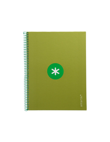CUADERNO ESP.A4 MICRO ANTARTIK T.FORRADA 80H 90GR.5MM 1B.4 TAL.VE.
