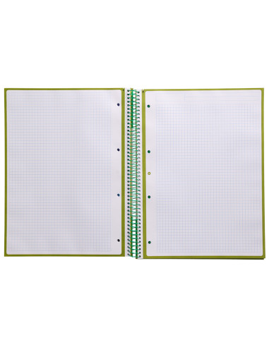 CUADERNO ESP.A4 MICRO ANTARTIK T.FORRADA 80H 90GR.5MM 1B.4 TAL.VE.
