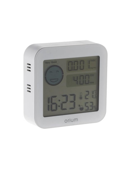 MEDIDOR AIRE ORIUM QUAELIS 20 MEDIDO C02 COV SUP 30 M2 LCD BL.64X56MM