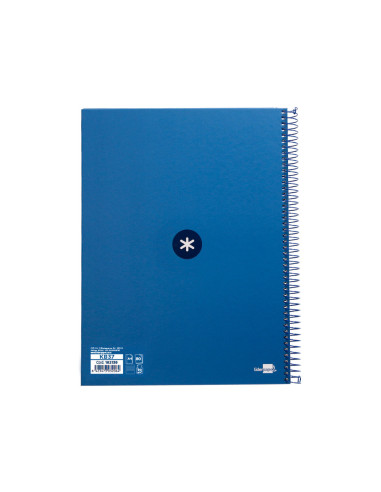 CUADERNO ESP.A4 MICRO ANTARTIK T.FORRADA80H 90GR.HOR.1B.4 TAL.AZ.OS.