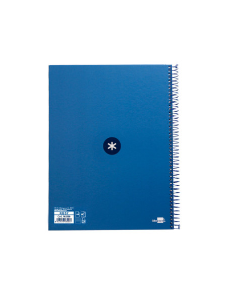 CUADERNO ESP.A4 MICRO ANTARTIK T.FORRADA80H 90GR.HOR.1B.4 TAL.AZ.OS.