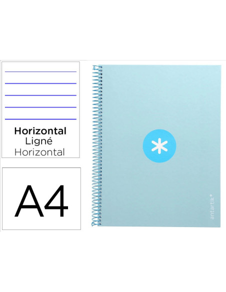 CUADERNO ESP.A4 MICRO ANTARTIK T.FORRADA80H 90GR.HOR.1B.4 TAL.CEL.