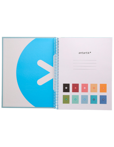 CUADERNO ESP.A4 MICRO ANTARTIK T.FORRADA80H 90GR.HOR.1B.4 TAL.CEL.