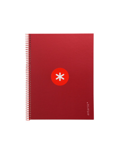 CUADERNO ESP.A4 MICRO ANTARTIK T.FORRADA80H 90GR.HOR.1B.4 TAL.FRAMB.