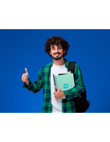 CUADERNO ESP.A4 MICRO ANTARTIK T.FORRADA80H 90GR.HOR.1B.4 TAL.MENTA