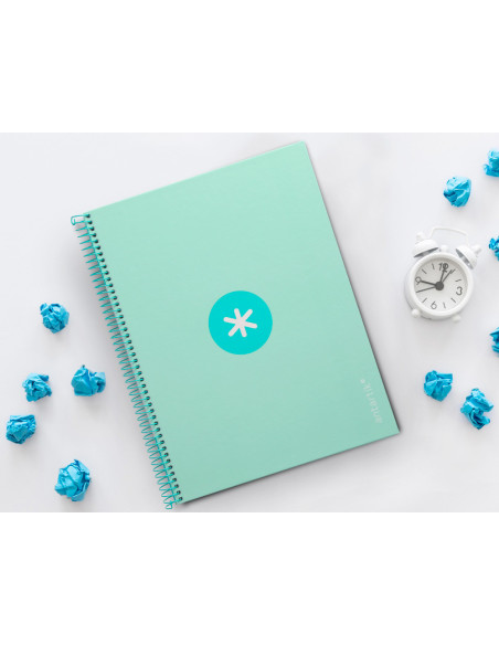 CUADERNO ESP.A4 MICRO ANTARTIK T.FORRADA80H 90GR.HOR.1B.4 TAL.MENTA
